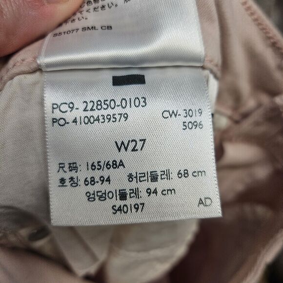 Levis 721 High Rise Skinny Ankle Jean Premium Leather Tag Pink Women Size 27 - Picture 6 of 10